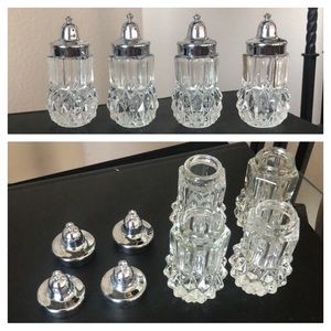 SOLD💥 Crystal Salt & Pepper Shakers